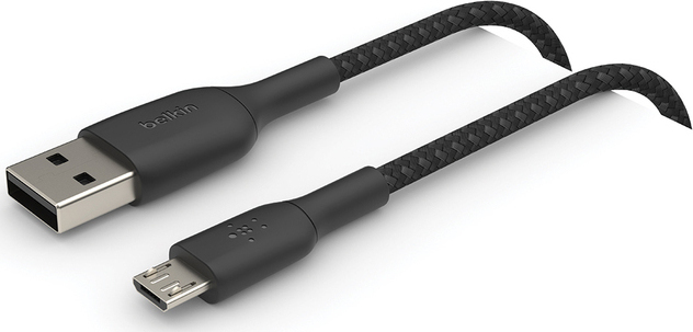 Belkin Braided USB 2.0 to micro USB Cable Μαύρο 1m (CAB007bt1MBK) - Image 3