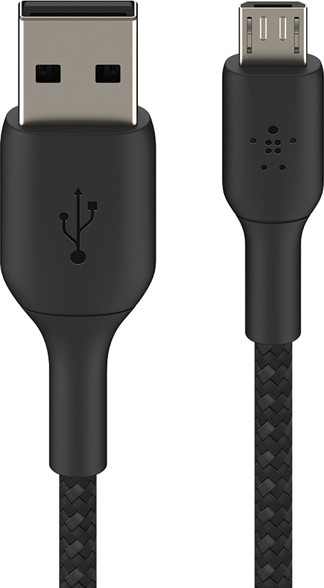 Belkin Braided USB 2.0 to micro USB Cable Μαύρο 1m (CAB007bt1MBK) - Image 2