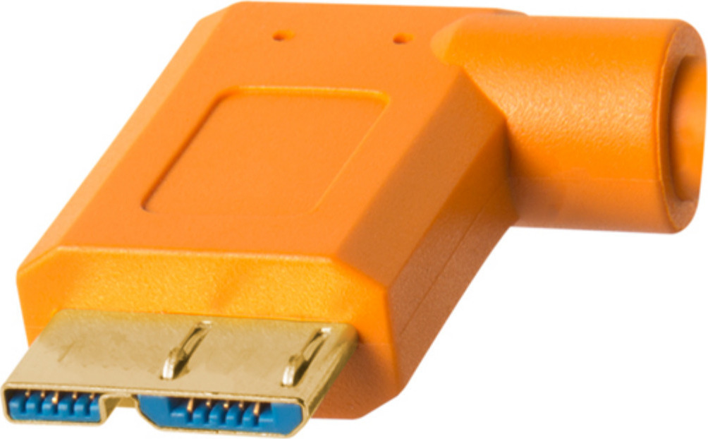 Tether Tools Angle (90°) USB 3.0 to micro USB Cable Πορτοκαλί 4.6m (TET-CU61RT15-ORG) - Image 2