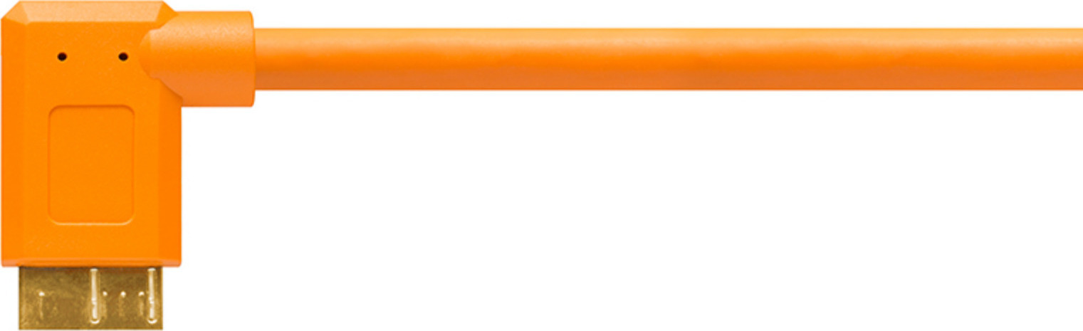 Tether Tools Angle (90°) USB 3.0 to micro USB Cable Πορτοκαλί 4.6m (TET-CU61RT15-ORG) - Image 4