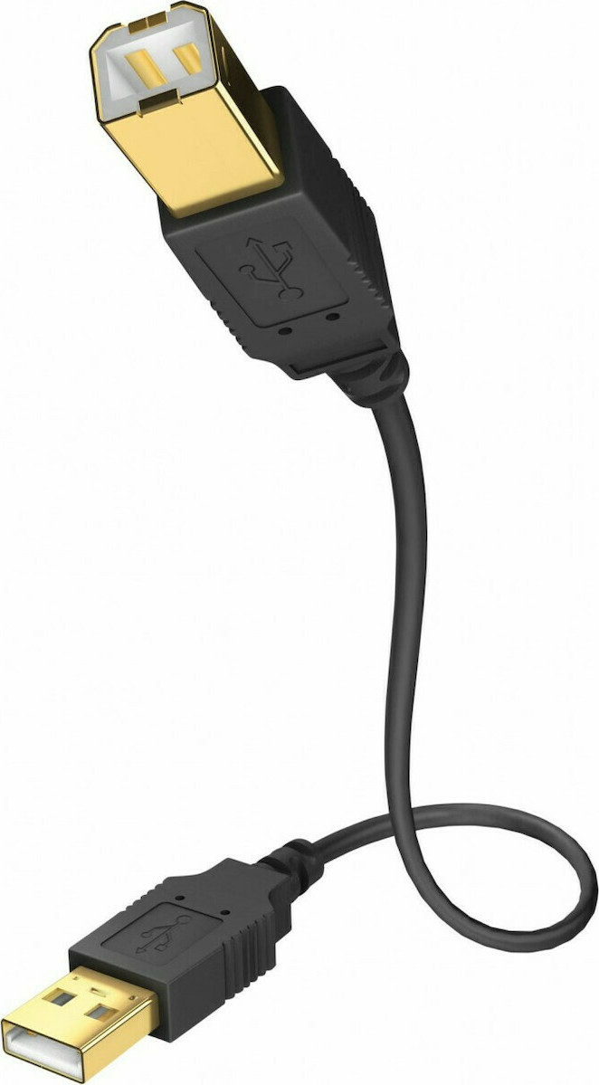 Inakustik USB 2.0 Cable USB-A male - USB-B male 1m (01070001)