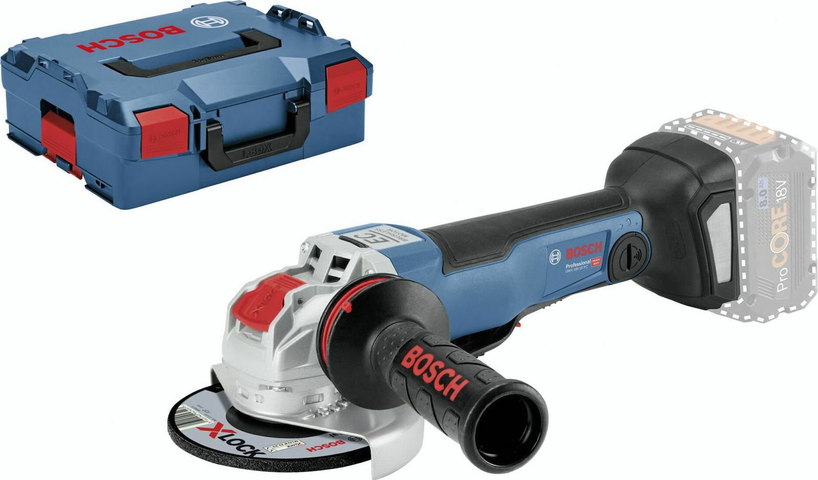 Bosch GWX 18 V-10 PC Τροχός Μπαταρίας 18V Solo