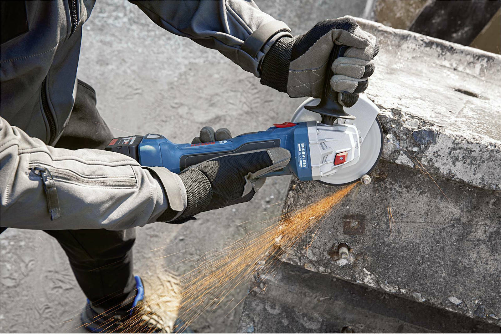 Bosch GWS 18V-7 Τροχός Μπαταρίας Solo - Image 4