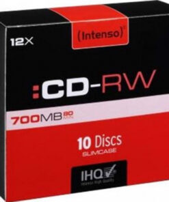 Intenso Επανεγγράψιμα CD-RW 12x 700MB Cake Box 10τμχ