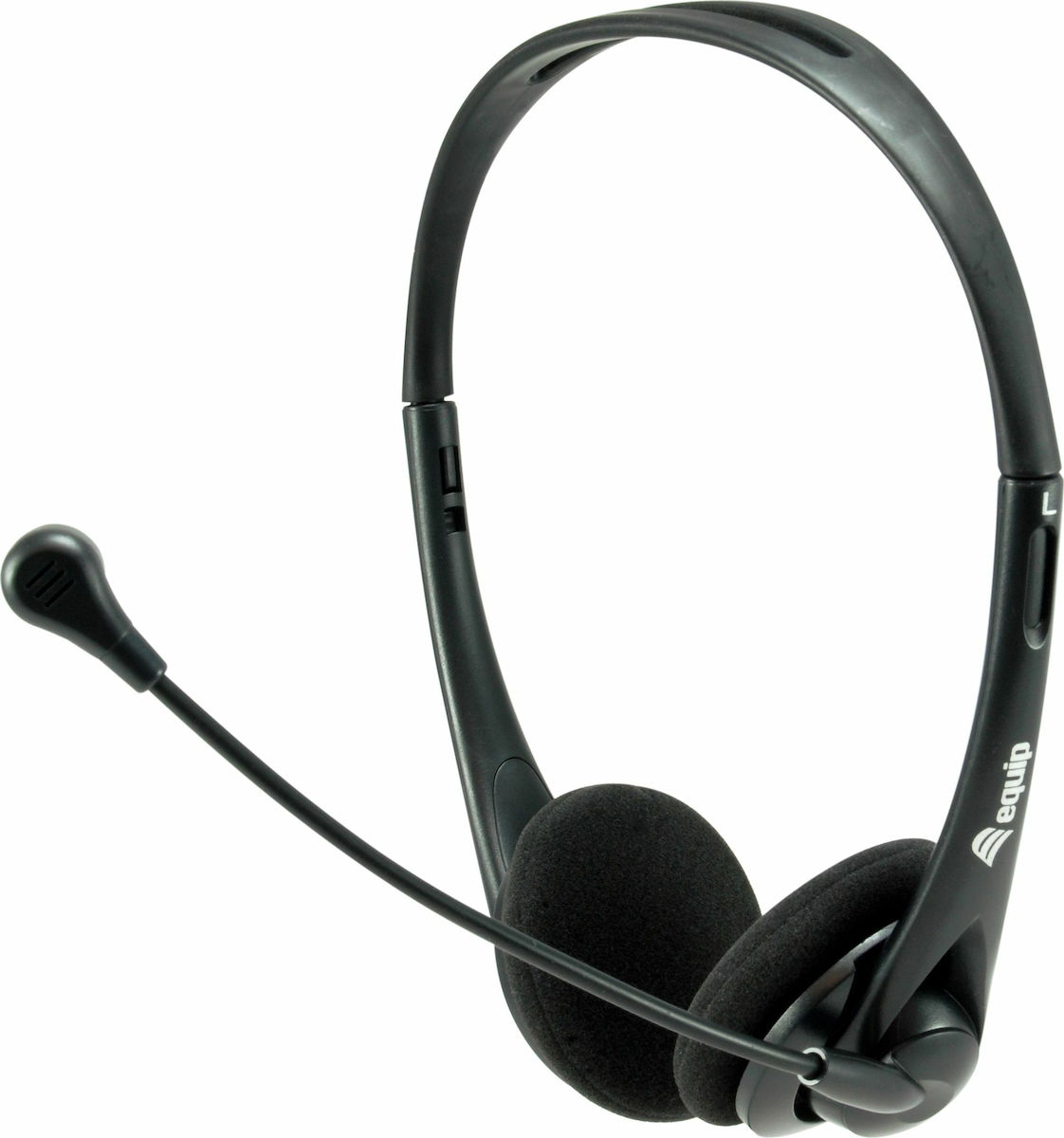 Equip Stereo Headset With Mute On Ear Multimedia Ακουστικά με μικροφωνο και σύνδεση 3.5mm Jack - Image 2