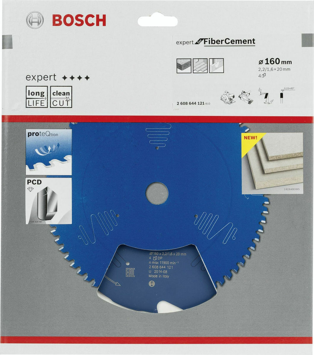 Bosch Πριονόδισκος Expert for Fiber Cement 160mm Δίσκος Κοπής Δομικών Υλικών 160mm 2608644121 - Image 2