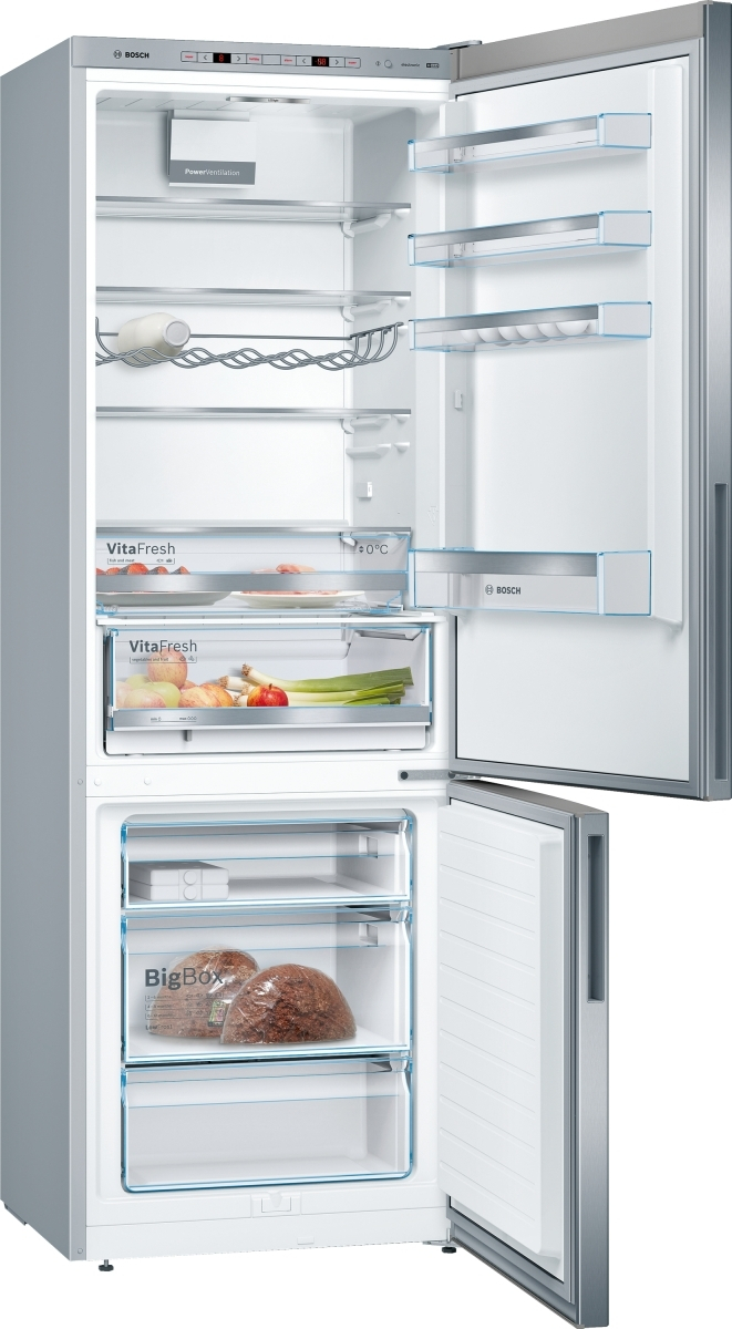 Bosch Ψυγειοκαταψύκτης 419lt Brushed Steel Anti-Fingerprint KGE49AICA - Image 2