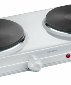 Severin Επιτραπέζια Εστία Εμαγιέ Διπλή Λευκή