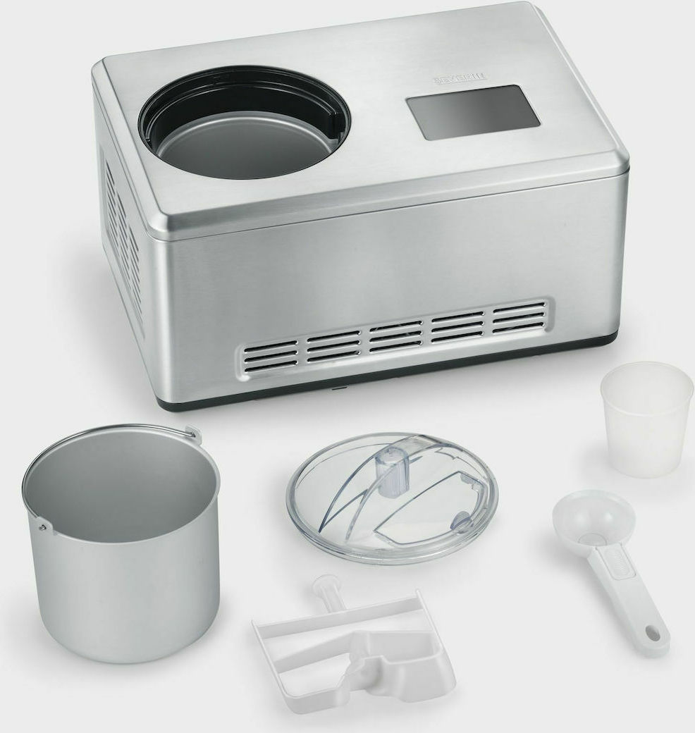 Severin EZ 7406 Γιαουρτομηχανή με Κάδο και Ψηφιακή Οθόνη 2lt Ασημί 180W - Image 4