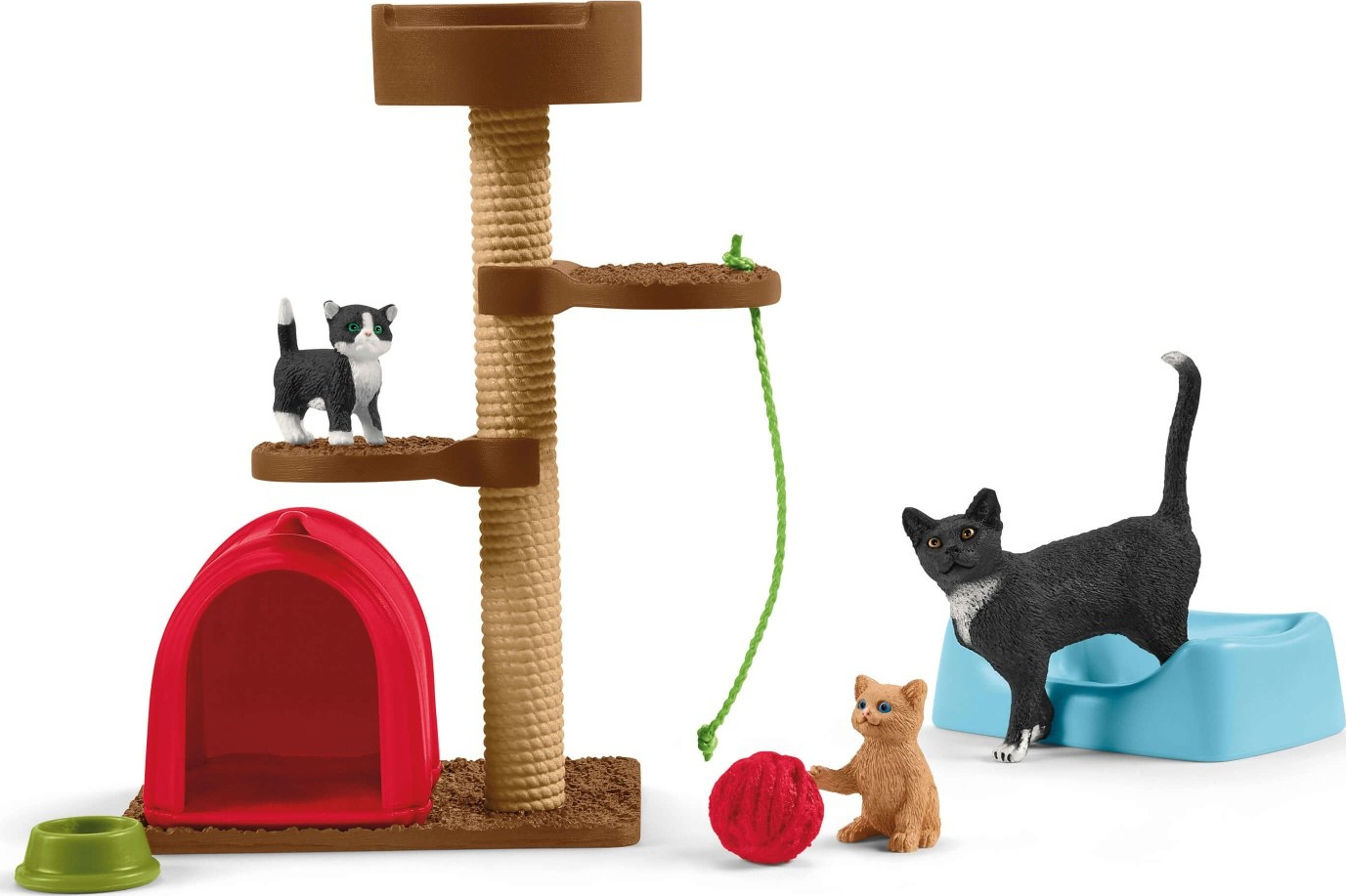 Schleich-S Παιχνίδι Μινιατούρα Σετ Playtime For Cute Cats για 3-8 Ετών