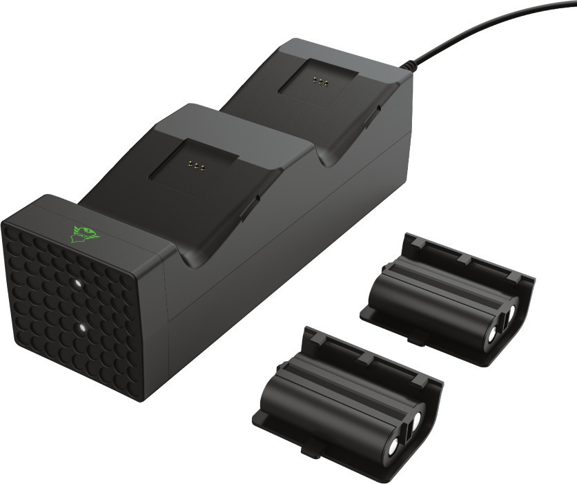 Trust GXT 250 Βάση Φόρτισης για 2 χειριστήρια Xbox Series X/S Μαύρη