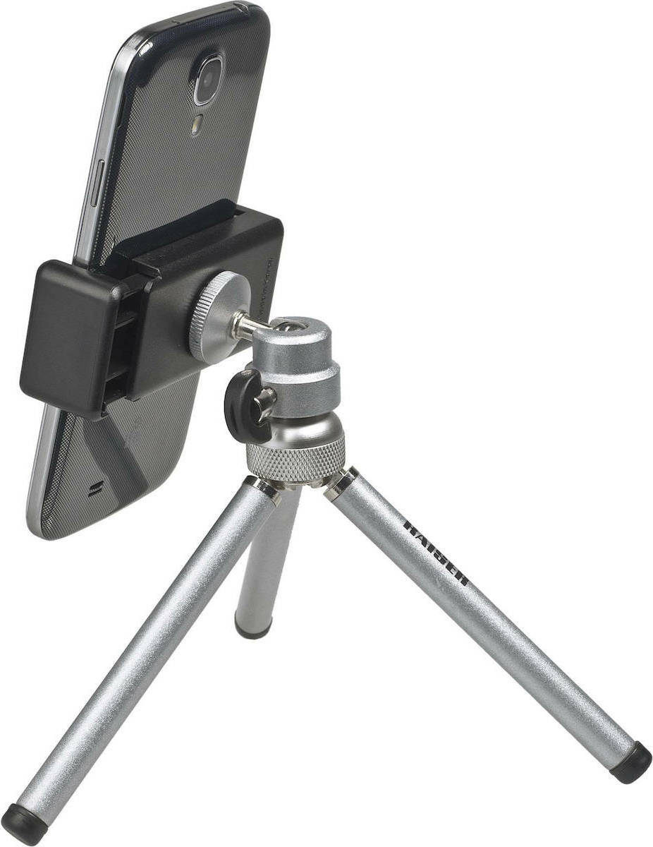 Kaiser Smartphone Stand Τρίποδο Κινητού Ασημί - Image 2