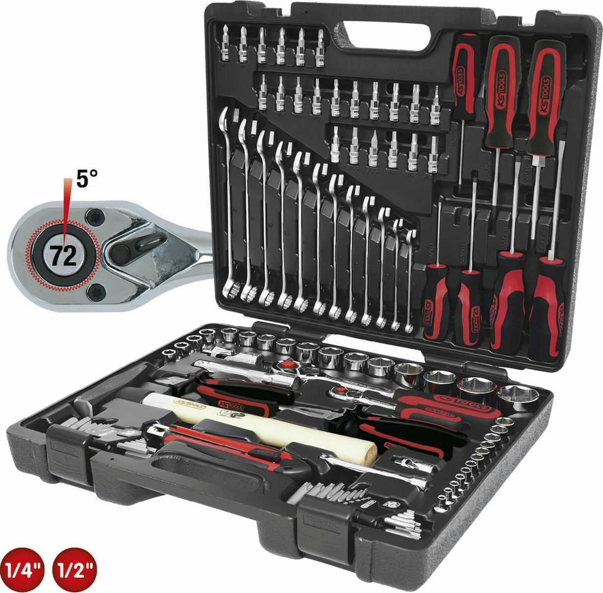 Ks Tools ChromePlus Universal Βαλίτσα με 97 Εργαλεία - Image 3