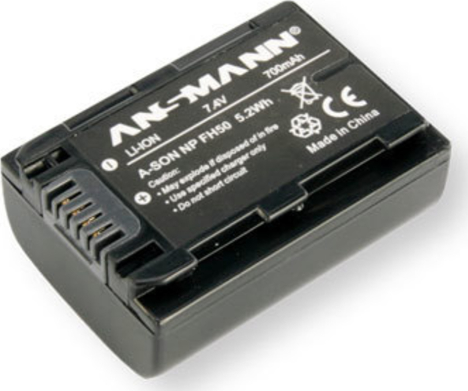 Ansmann Μπαταρία Βιντεοκάμερας A-Son NP FH 50 750mAh Συμβατή με Sony - Image 2