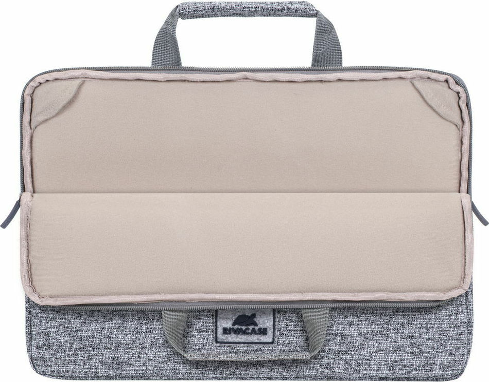 Rivacase Anvik 7913 Αδιάβροχη Τσάντα Ώμου / Χειρός για Laptop 13.3" σε Γκρι χρώμα - Image 3