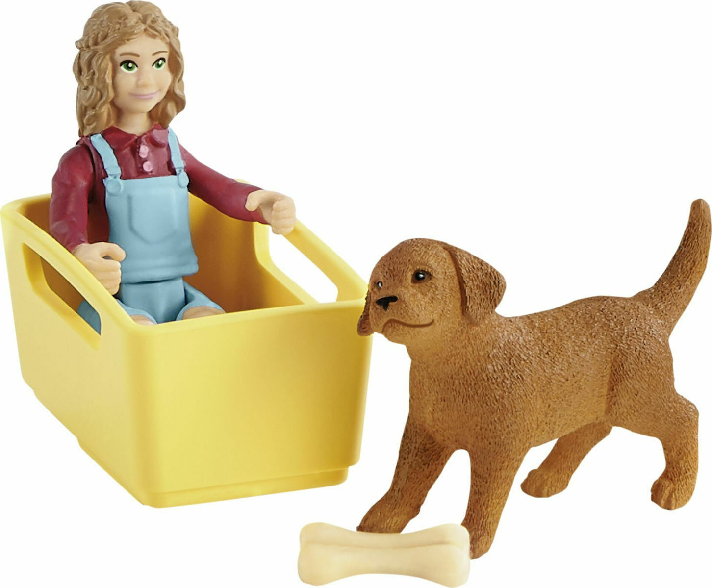 Schleich-S Παιχνίδι Μινιατούρα Σετ Puppy Wagon Ride για 3-8 Ετών - Image 3