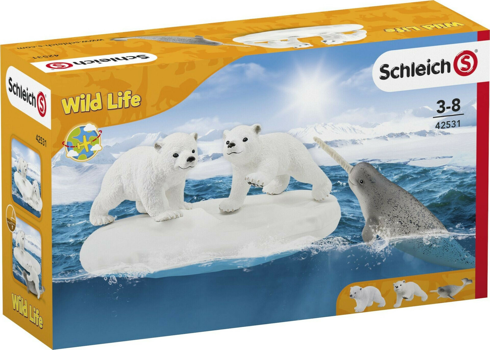 Schleich-S Παιχνίδι Μινιατούρα Polar Playground για 3-8 Ετών - Image 5
