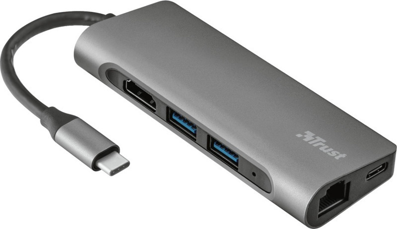 Trust Dalyx 7-in-1 USB-C Docking Station με HDMI 4K PD Ethernet - Image 2