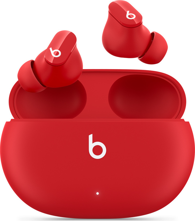 Beats Studio Buds Bluetooth Handsfree Ακουστικά με Αντοχή στον Ιδρώτα και Θήκη Φόρτισης Κόκκινα