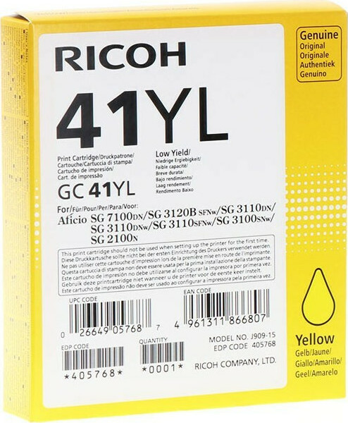 Ricoh GC41CL Γνήσιο Μελάνι Εκτυπωτή InkJet - Image 2