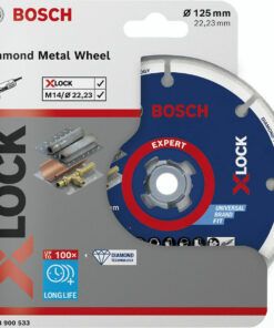 Bosch XLOCK Dia Cutting Δίσκος Κοπής Μετάλλου 125mm 2608900533