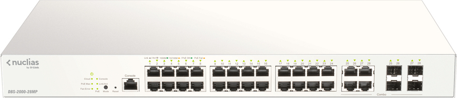 D-Link Nuclias DBS-2000-28MP Managed L2 PoE+ - Image 2