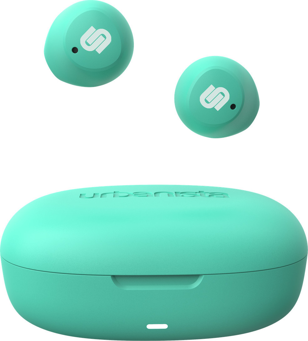 Urbanista Lisbon In-ear Bluetooth Handsfree Ακουστικά με Θήκη Φόρτισης Mint Green - Image 2