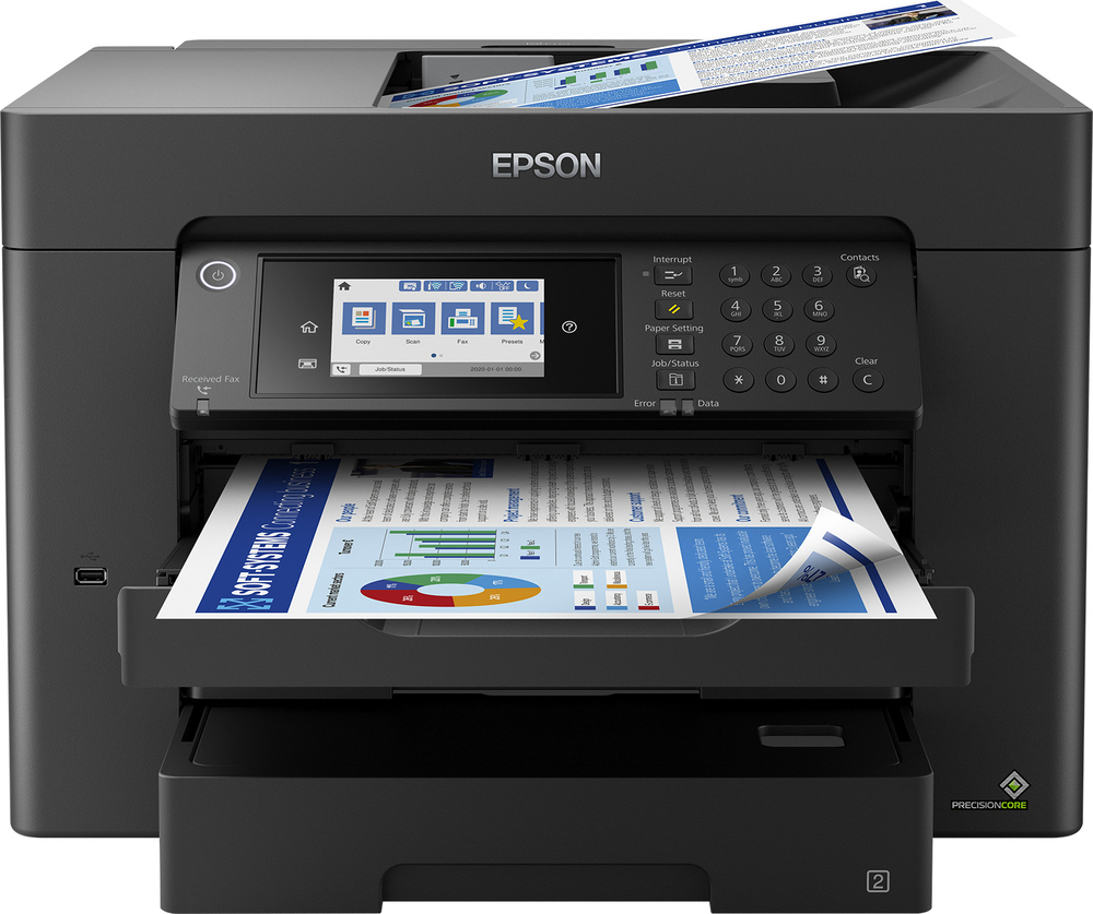Epson Workforce WF-7840DTWF Έγχρωμο Πολυμηχάνημα Inkjet