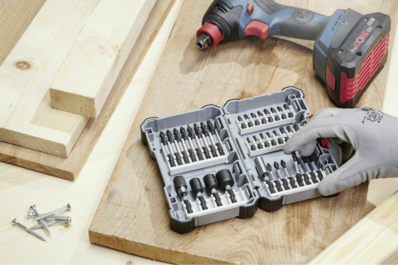 Bosch Big Ταμπακιέρα Εργαλείων Γκρι - Image 3