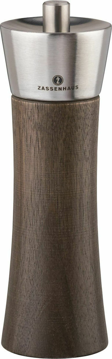 Zassenhaus Augsburg Χειροκίνητος Μύλος Αλατιού Ξύλινος Walnut 18cm - Image 2