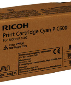 Ricoh 408315 Γνήσιο Toner Laser Εκτυπωτή Κυανό 7700 Σελίδων