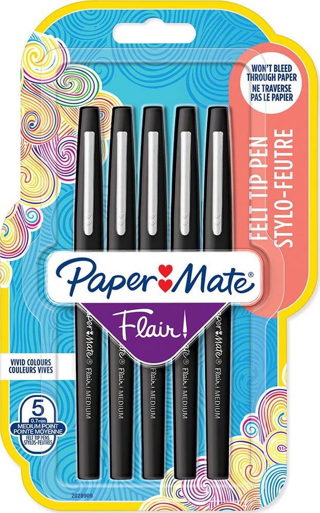 Paper Mate Στυλό Rollerball 0.7mm Πολύχρωμο με Πολύχρωμο Μελάνι