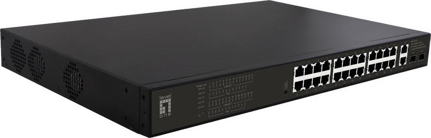 Level One GEP-2821 Unmanaged L2 PoE+ - Image 2