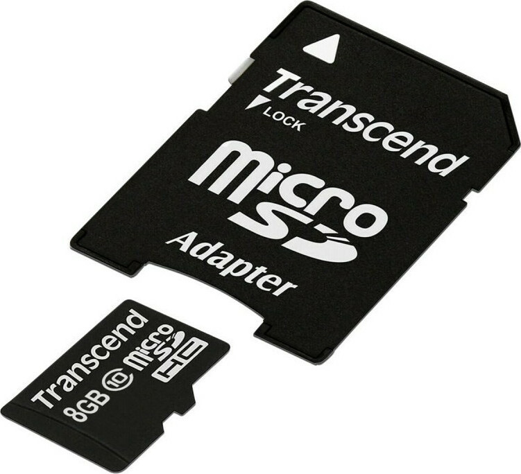 Transcend microSDHC 8GB Class 10 High Speed με αντάπτορα - Image 2