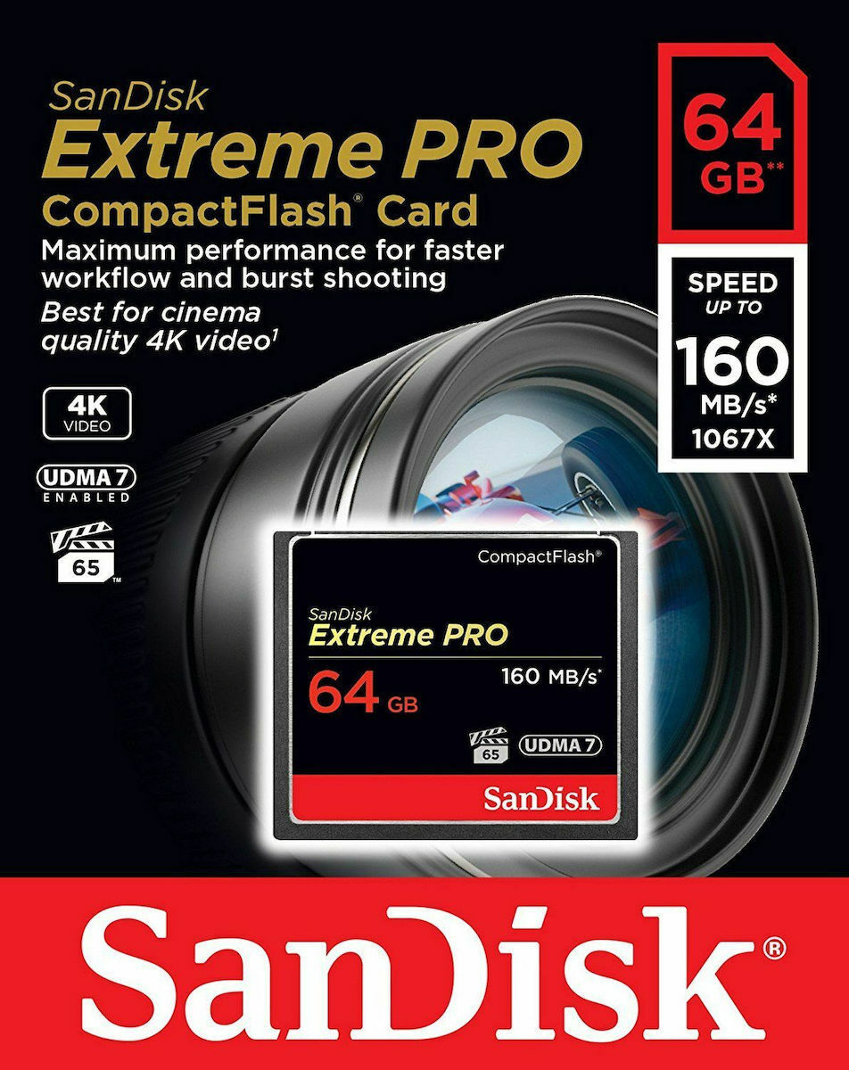 Sandisk Extreme Pro CompactFlash 64GB - Image 2