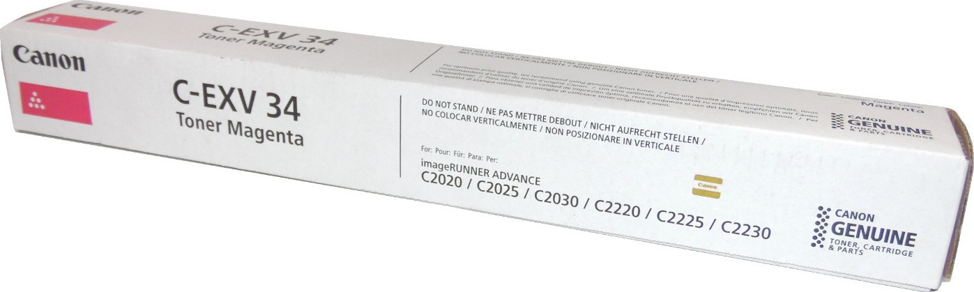Canon C-EXV34 Γνήσιο Toner Laser Εκτυπωτή Ματζέντα 19000 Σελίδων (3784B002) - Image 4