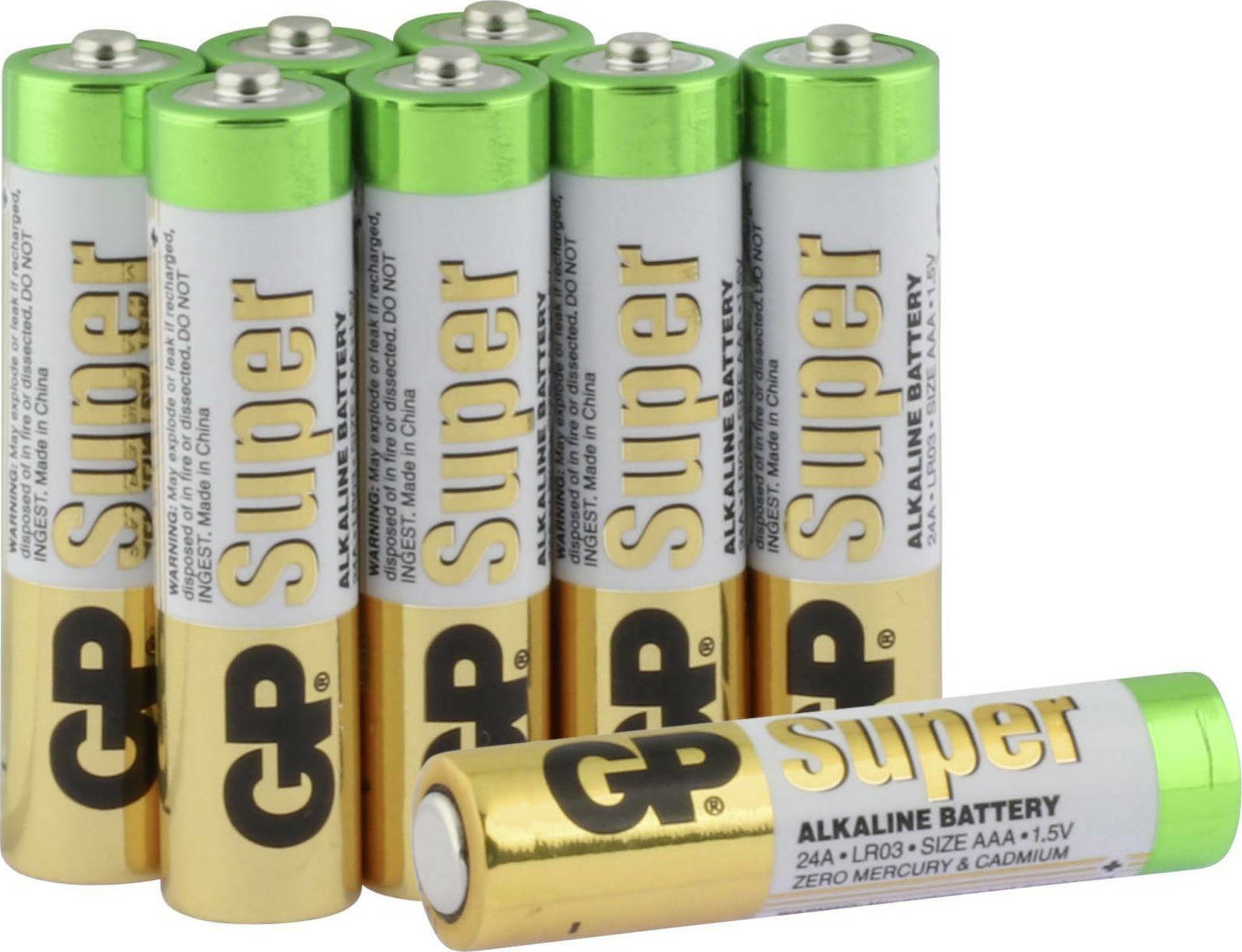 GP Batteries Super AAA 1.5V 8τμχ - Image 4