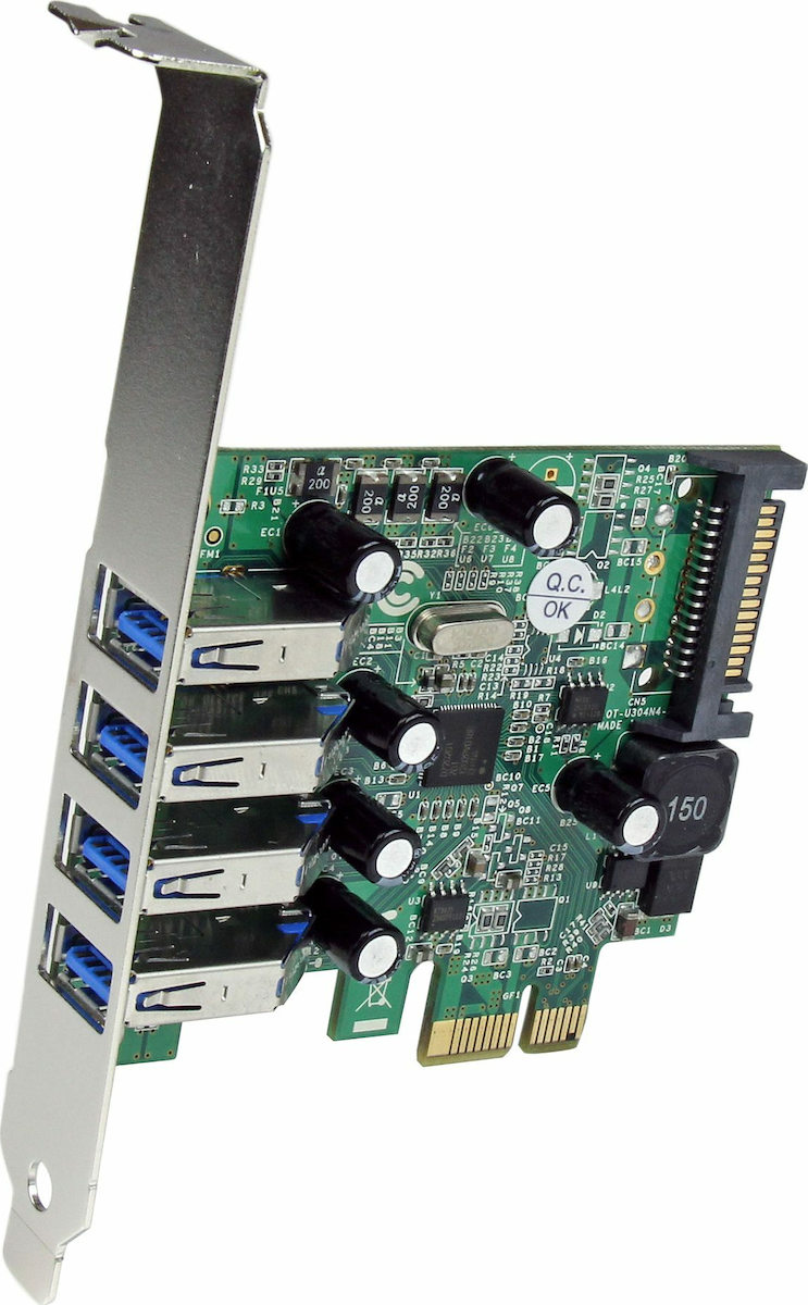 StarTech Κάρτα PCIe σε 4 θύρες USB 3.0 - Image 2