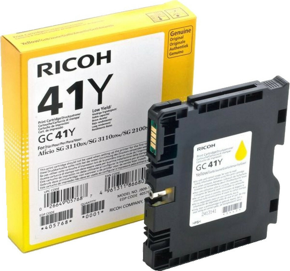 Ricoh GC41Y Γνήσιο Μελάνι Εκτυπωτή InkJet - Image 2