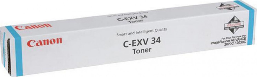 Canon C-EXV34 Γνήσιο Toner Laser Εκτυπωτή Κυανό 19000 Σελίδων (3783B002) - Image 3