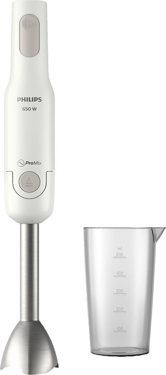 Philips Ραβδομπλέντερ με Ανοξείδωτη Ράβδο 650W Λευκό - Image 3