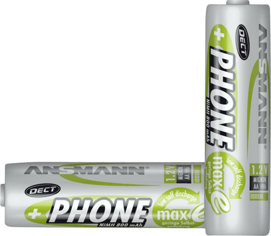Ansmann Phone AA 800mAh 1.2V 2τμχ - Image 2