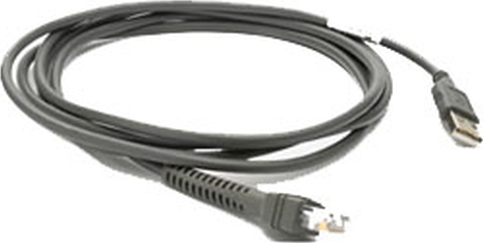 Zebra USB 2.0 Cable USB-A male - RJ45 Μαύρο 2.1m (CBA-U01-S07ZAR) - Image 2