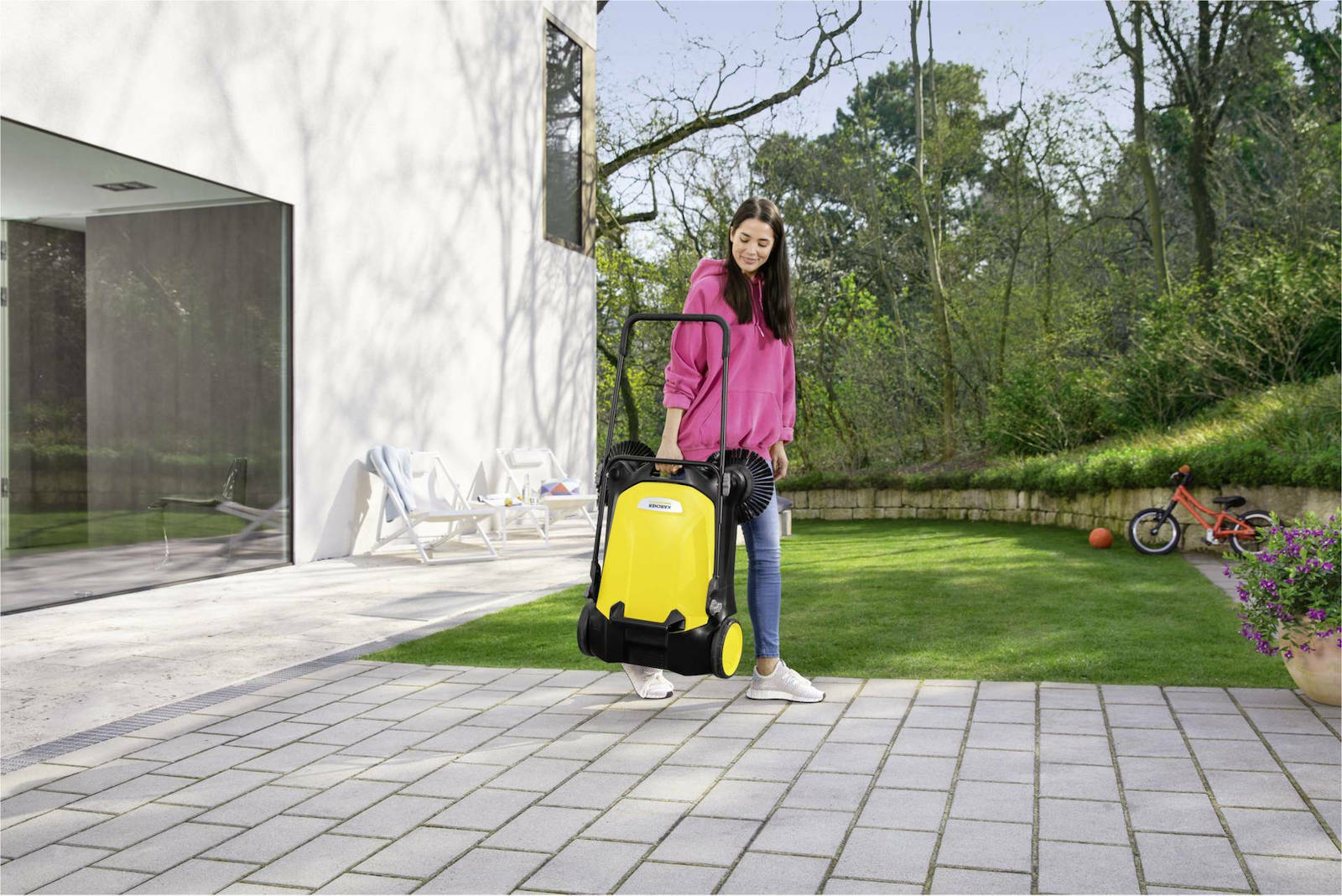 Karcher S 4 Twin Χειροκίνητο Σάρωθρο με Κάδο 20Lt - Image 8