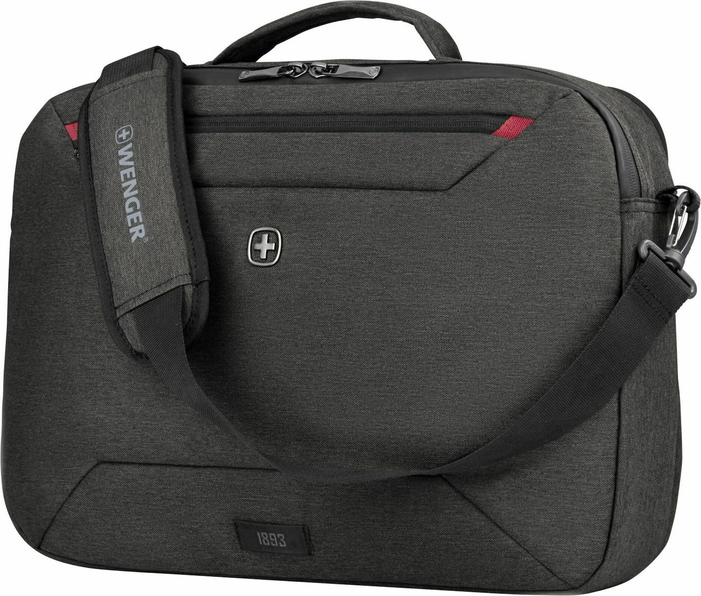 Wenger MX Commute Τσάντα Ώμου / Χειρός 16" Μαύρη - Image 7