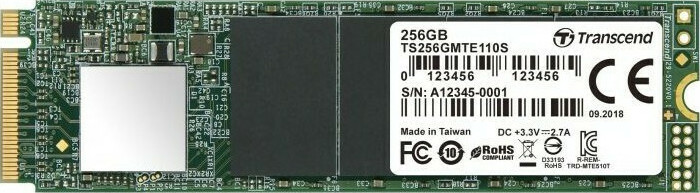 Transcend 110S SSD 256GB M.2 NVMe PCI Express 3.0 TS256GMTE110S - Image 6