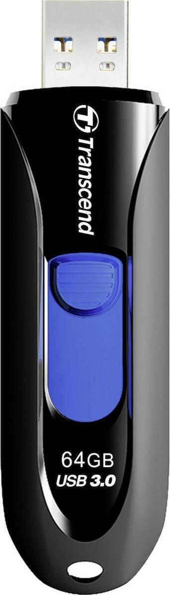 Transcend JetFlash 790 64GB USB 3.0 Stick Μαύρο - Image 3