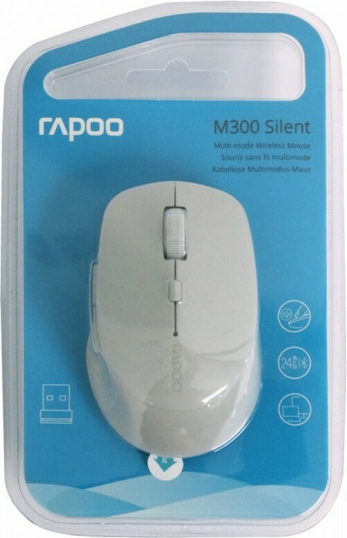 Rapoo M300 Silent Ασύρματο Bluetooth Ποντίκι Γκρι - Image 7