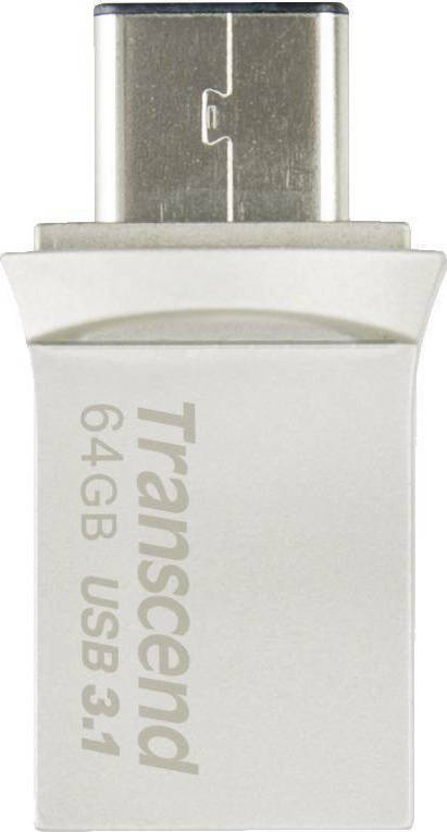 Transcend JetFlash 890 64GB USB 3.1 Stick με σύνδεση USB-A & USB-C Μαύρο - Image 6