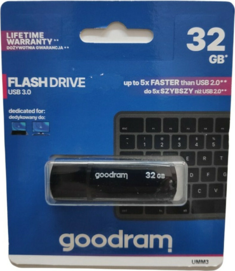 GoodRAM UME3 32GB USB 3.0 Stick Μαύρο - Image 4